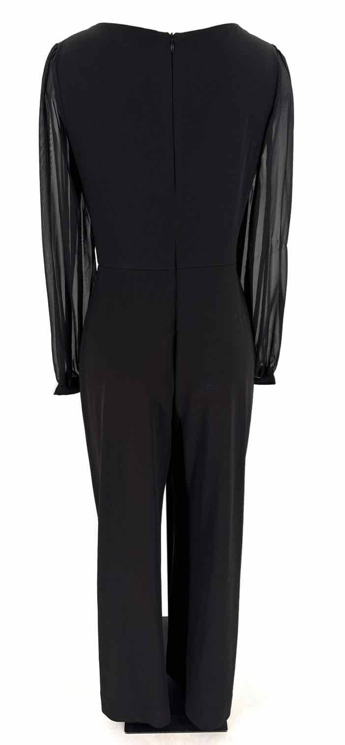 Size 8 CONNECTED APPAREL Black Romper