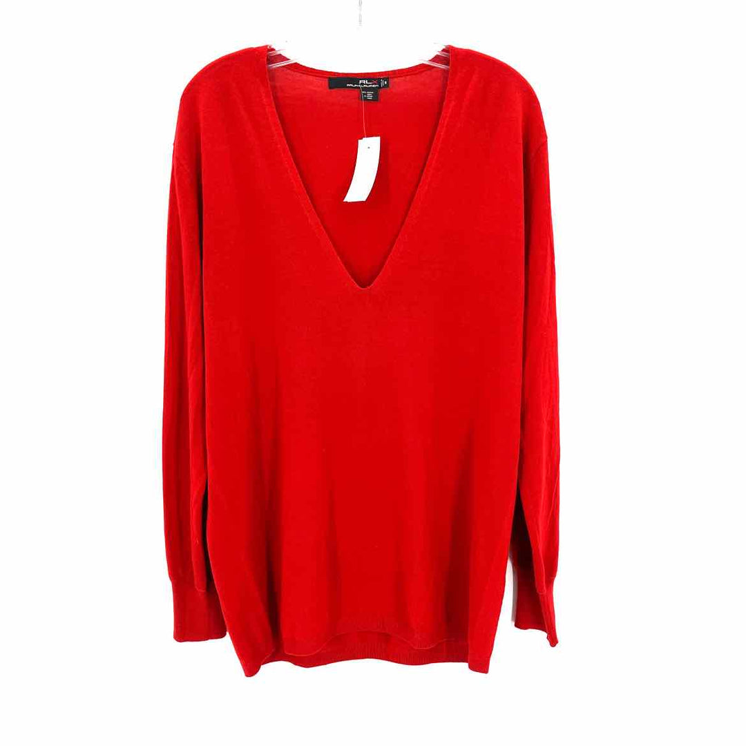 Size M RALPH LAUREN Red Sweater