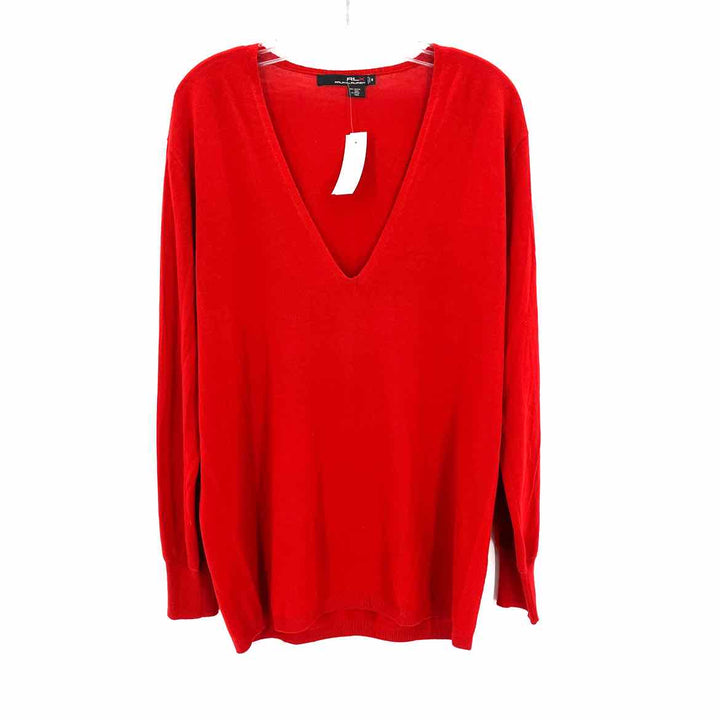 Size M RALPH LAUREN Red Sweater