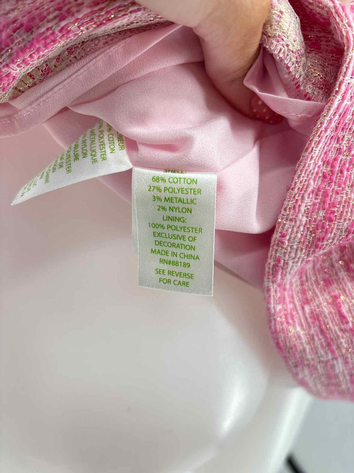 Size 10 Lilly Pulitzer Pink Tweed Dress
