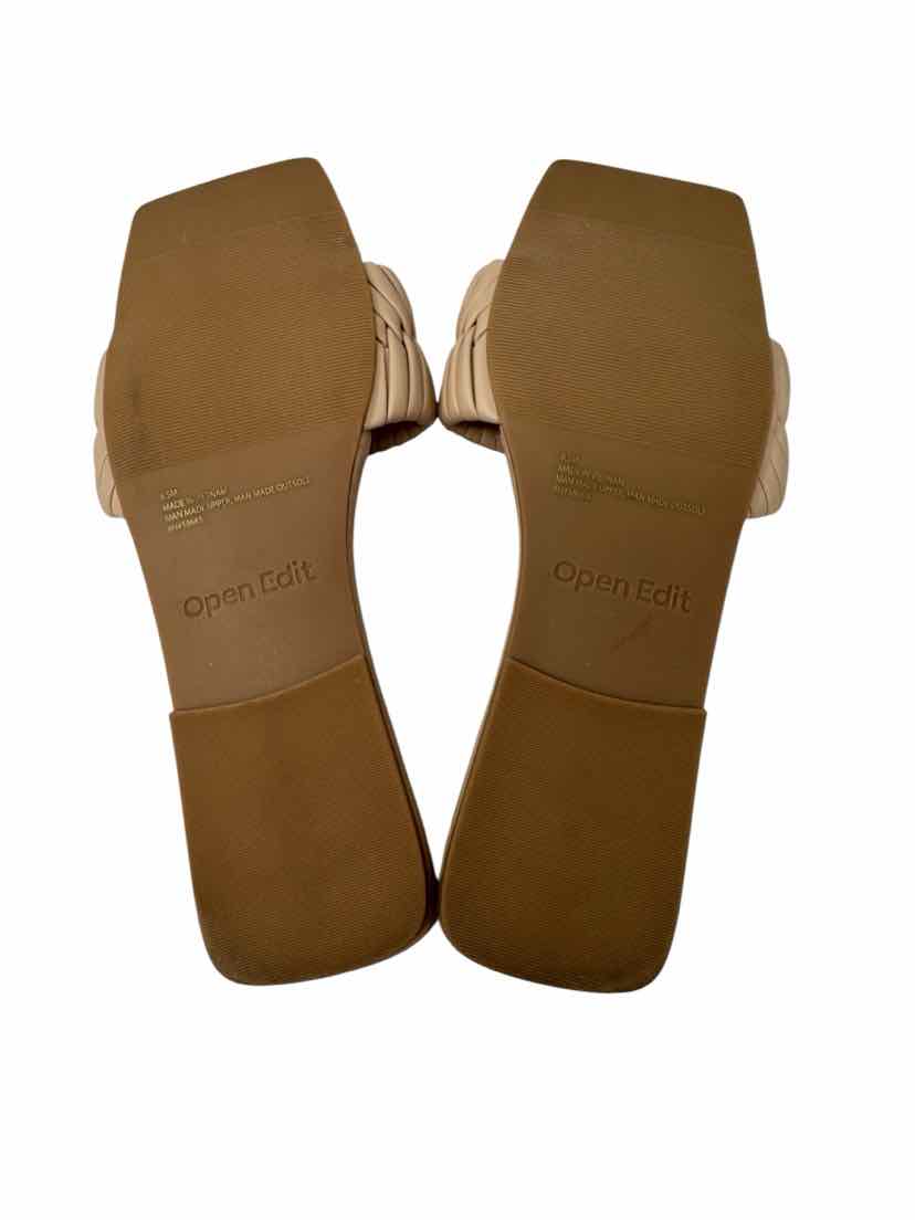 Shoe Size 8.5 OPEN EDIT Tan Sandals