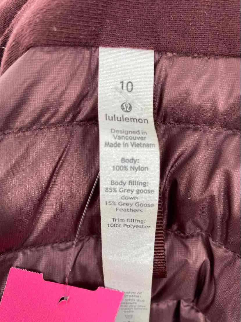 Size 10 Lululemon Wine Jacket