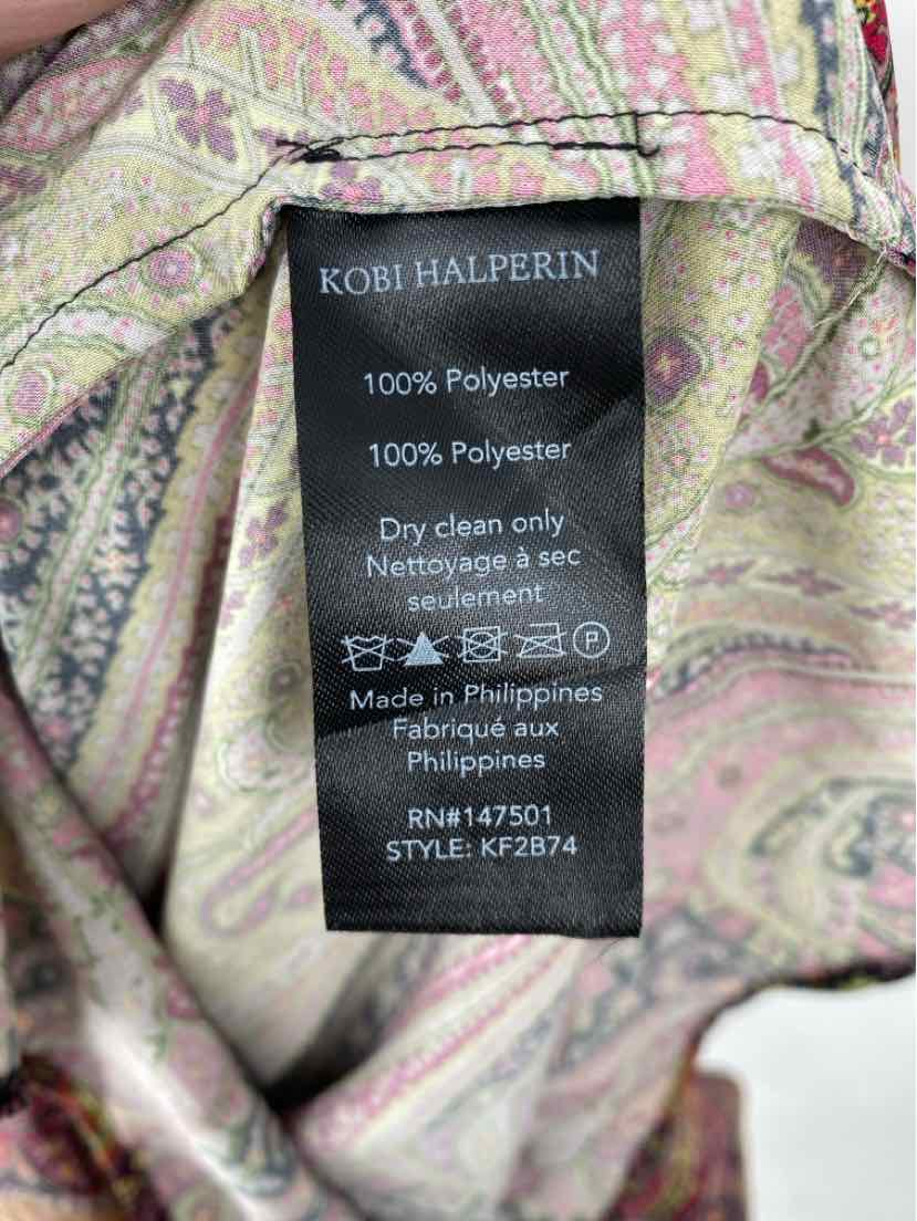 Size S KOBI HALPERIN Purple Print Shirt