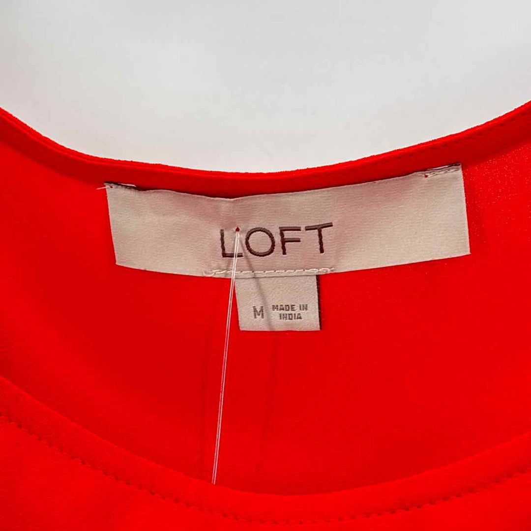 Size M LOFT Red Shirt