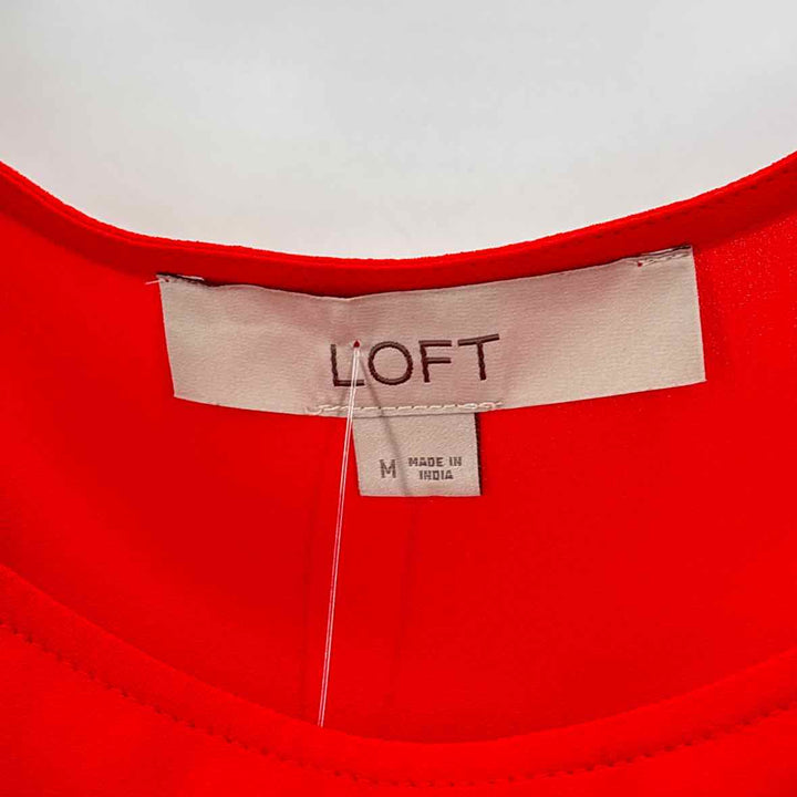 Size M LOFT Red Shirt
