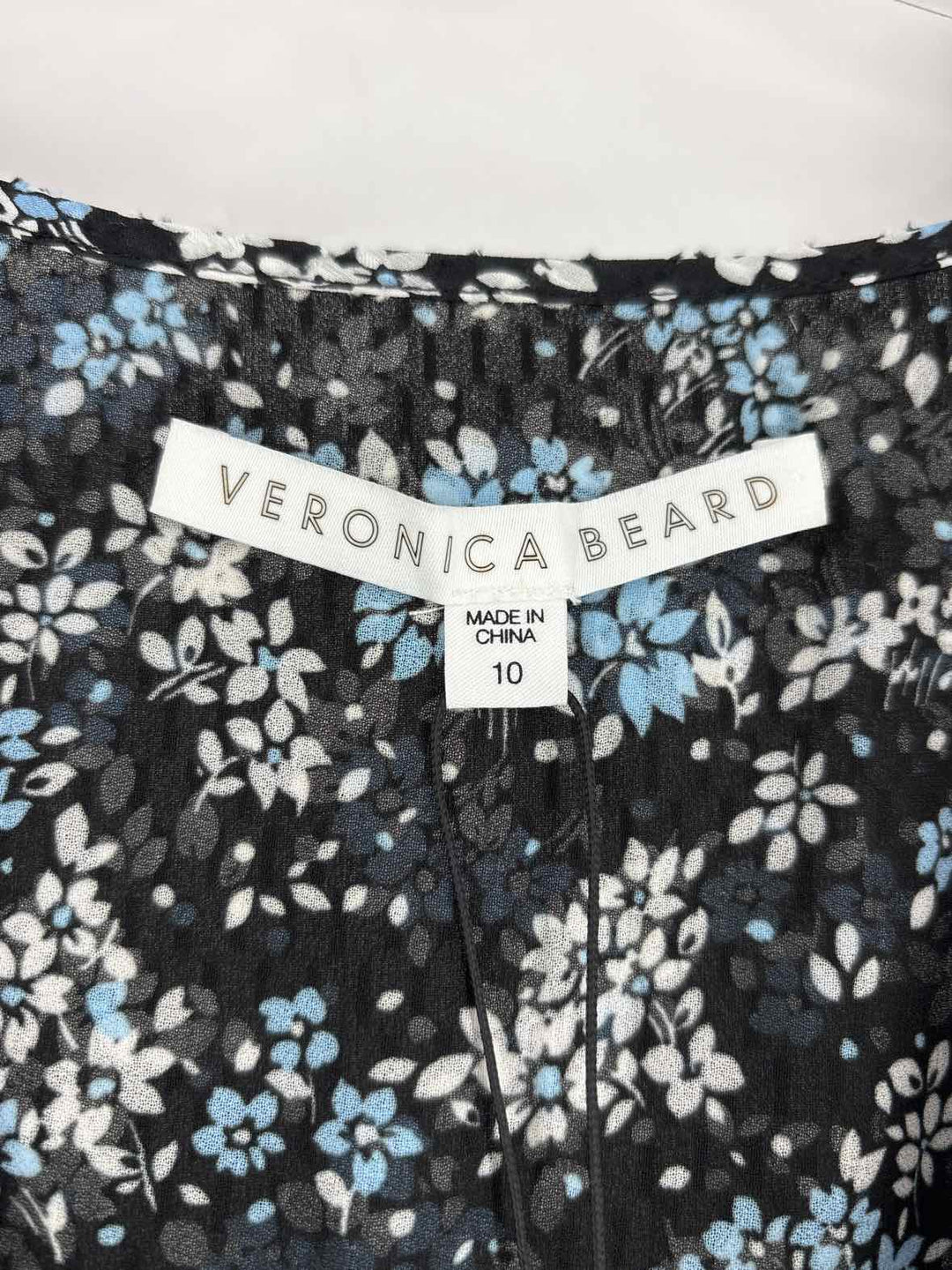 Size 10 VERONICA BEARD Blue Print Dress