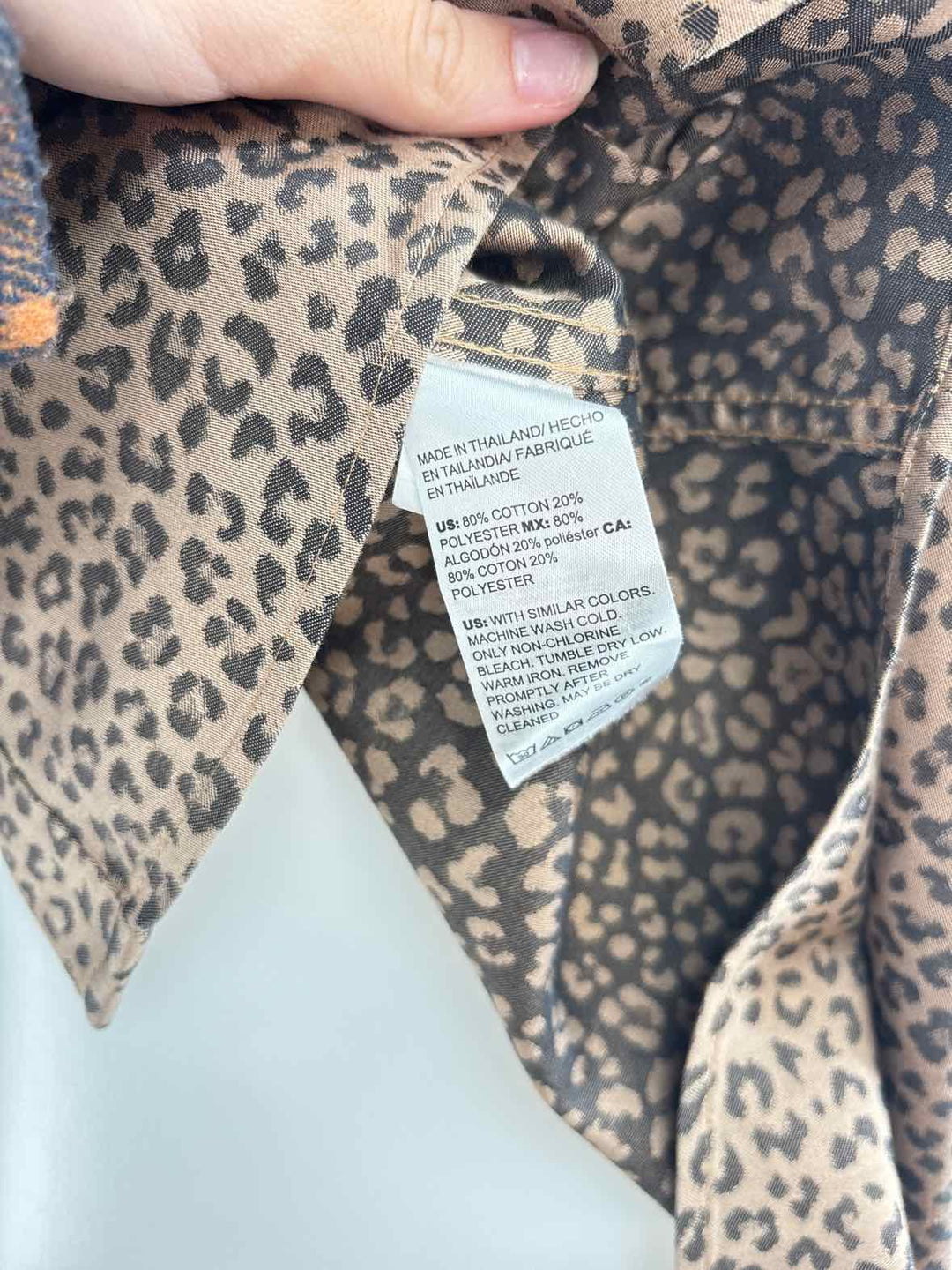 Size 14 Chico's Brown Print Shirt
