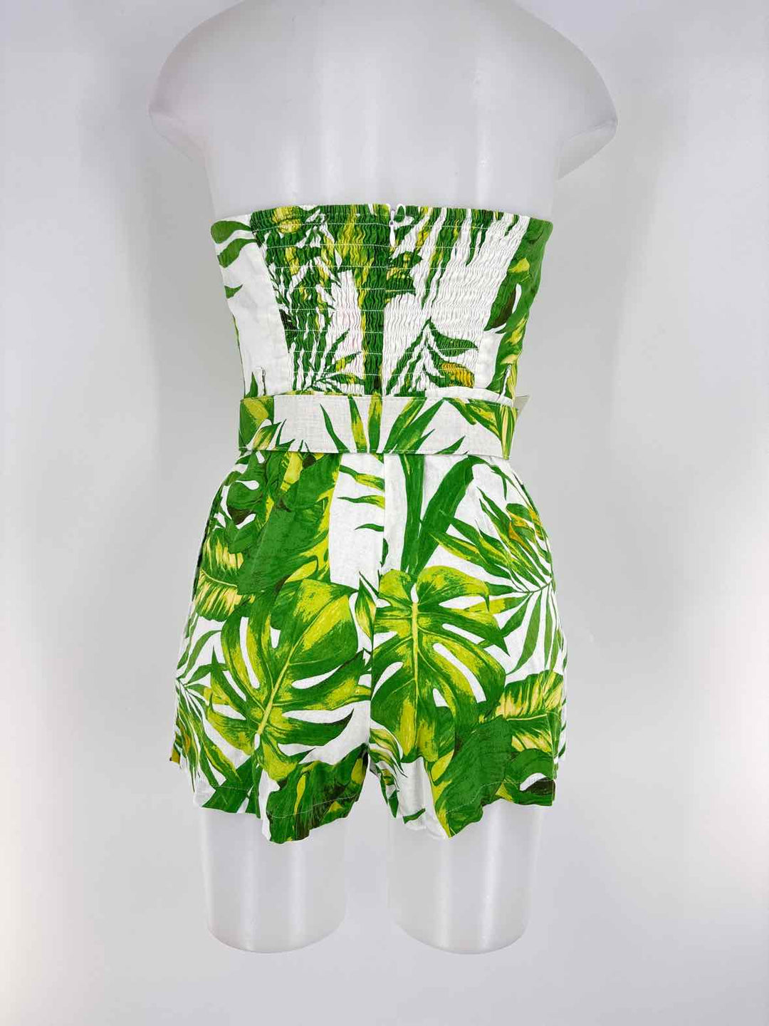 Size M Green Print Dress