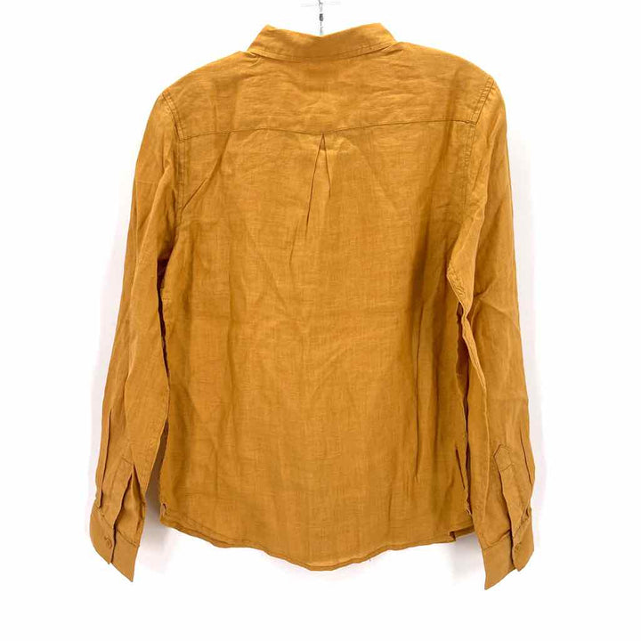 Size 8 GARNET HILL Mustard Shirt