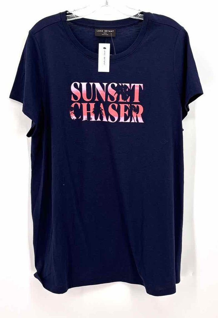 Size 18/20 LANE BRYANT Navy Shirt