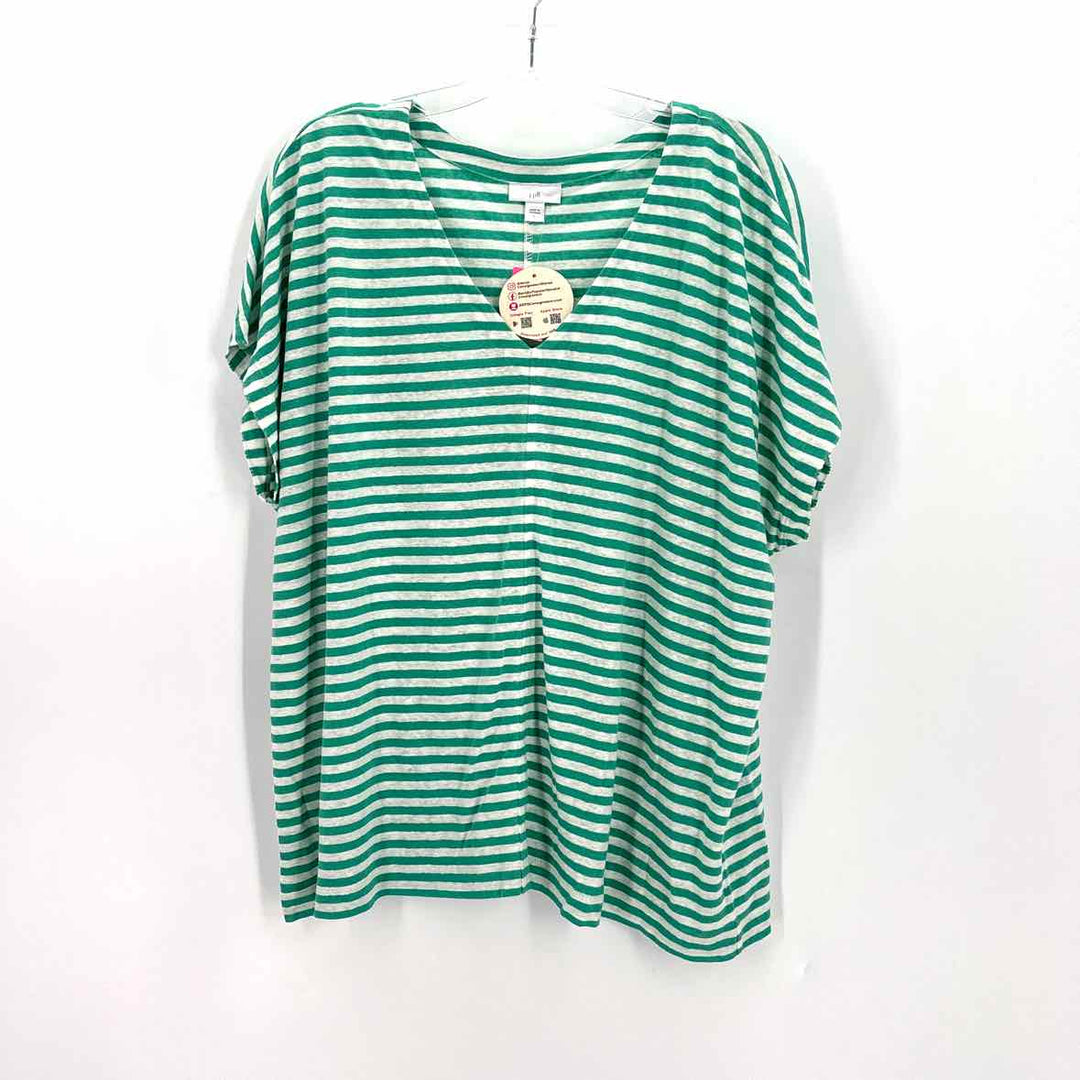 Size L J JILL Green Shirt