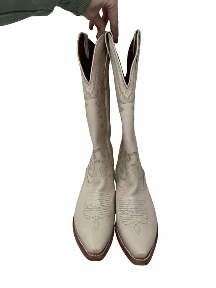 Shoe Size 7 Beige Boots