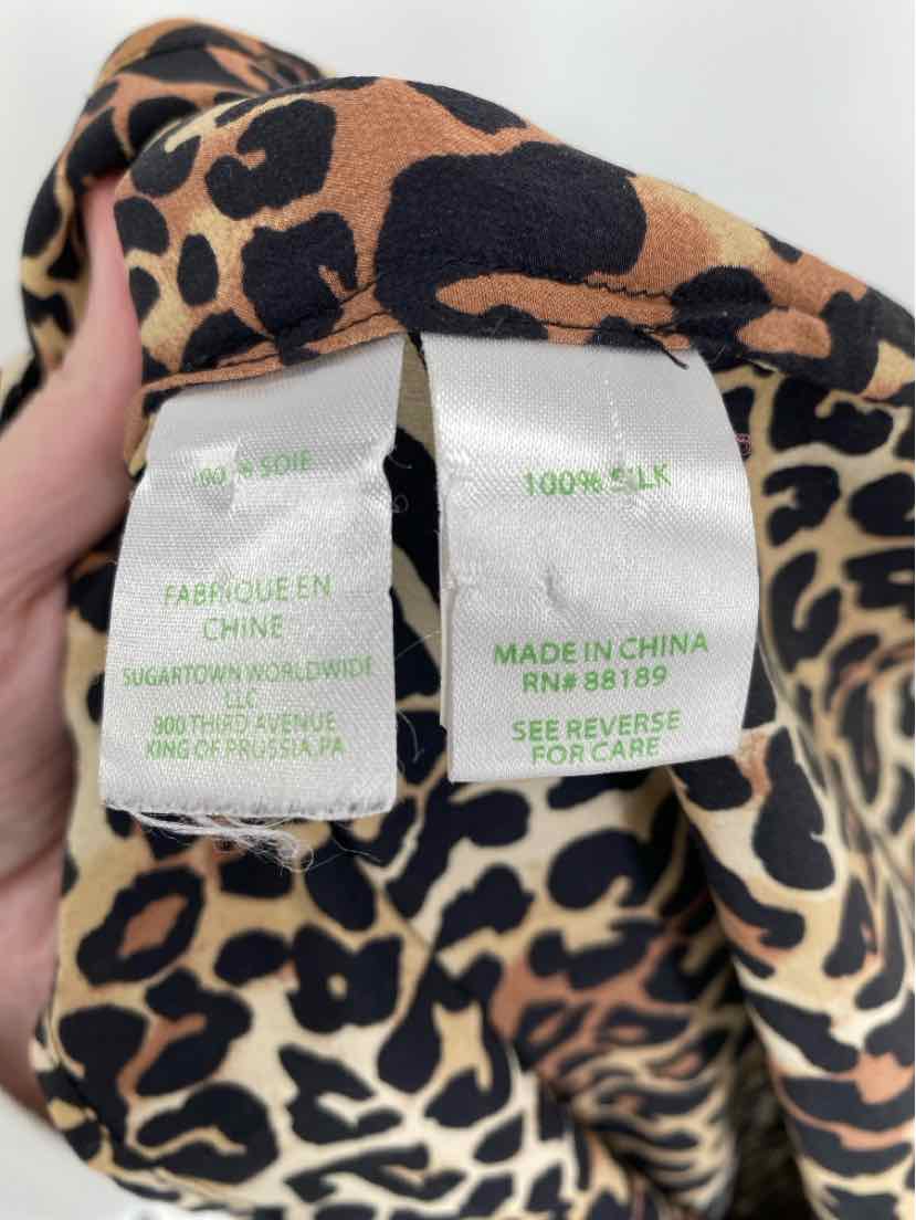 Size M Lilly Pulitzer Brown Shirt