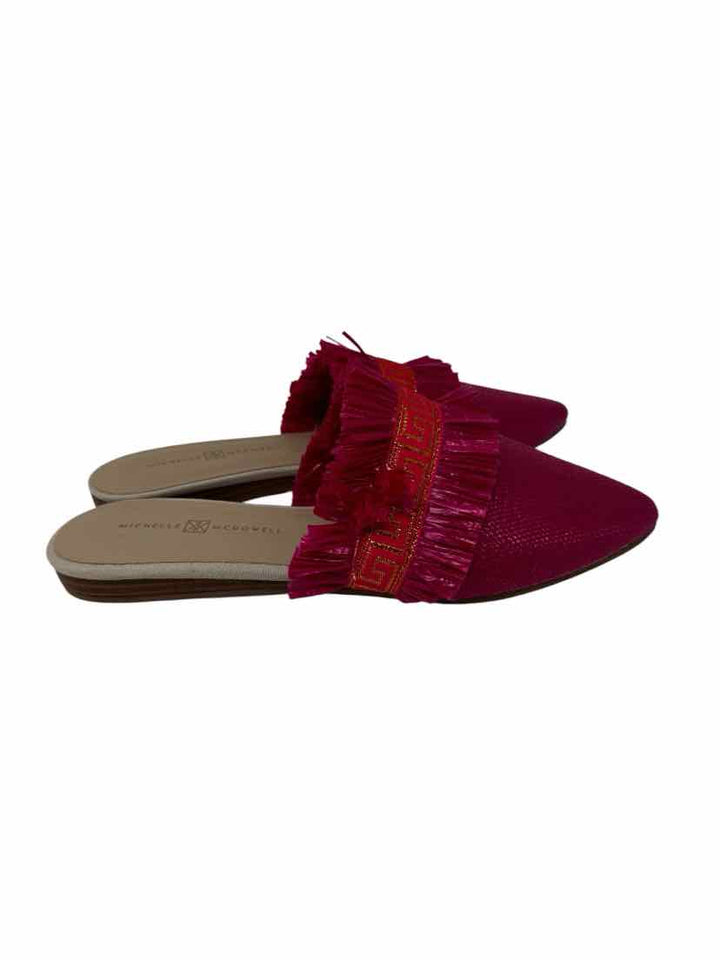 Shoe Size 8 MICHELLE MCDOWELL Fuschia Flats