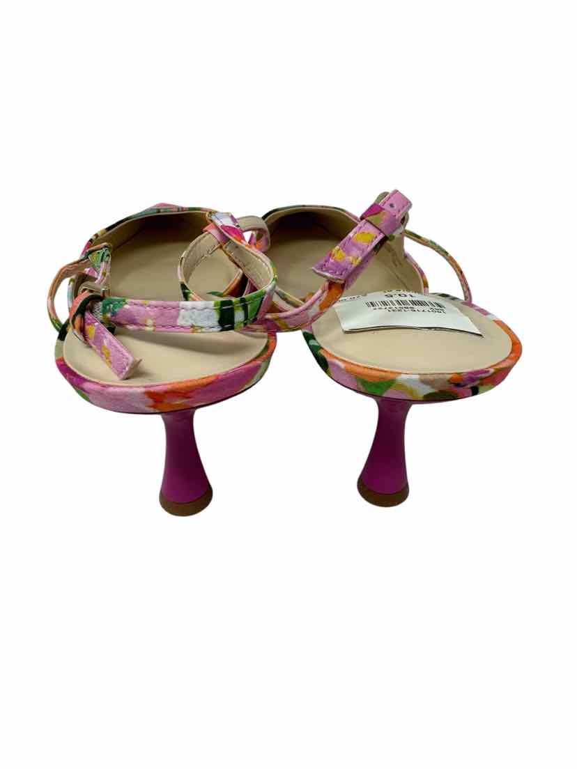 Shoe Size 10.5 Nine West PINK PRINT Pumps