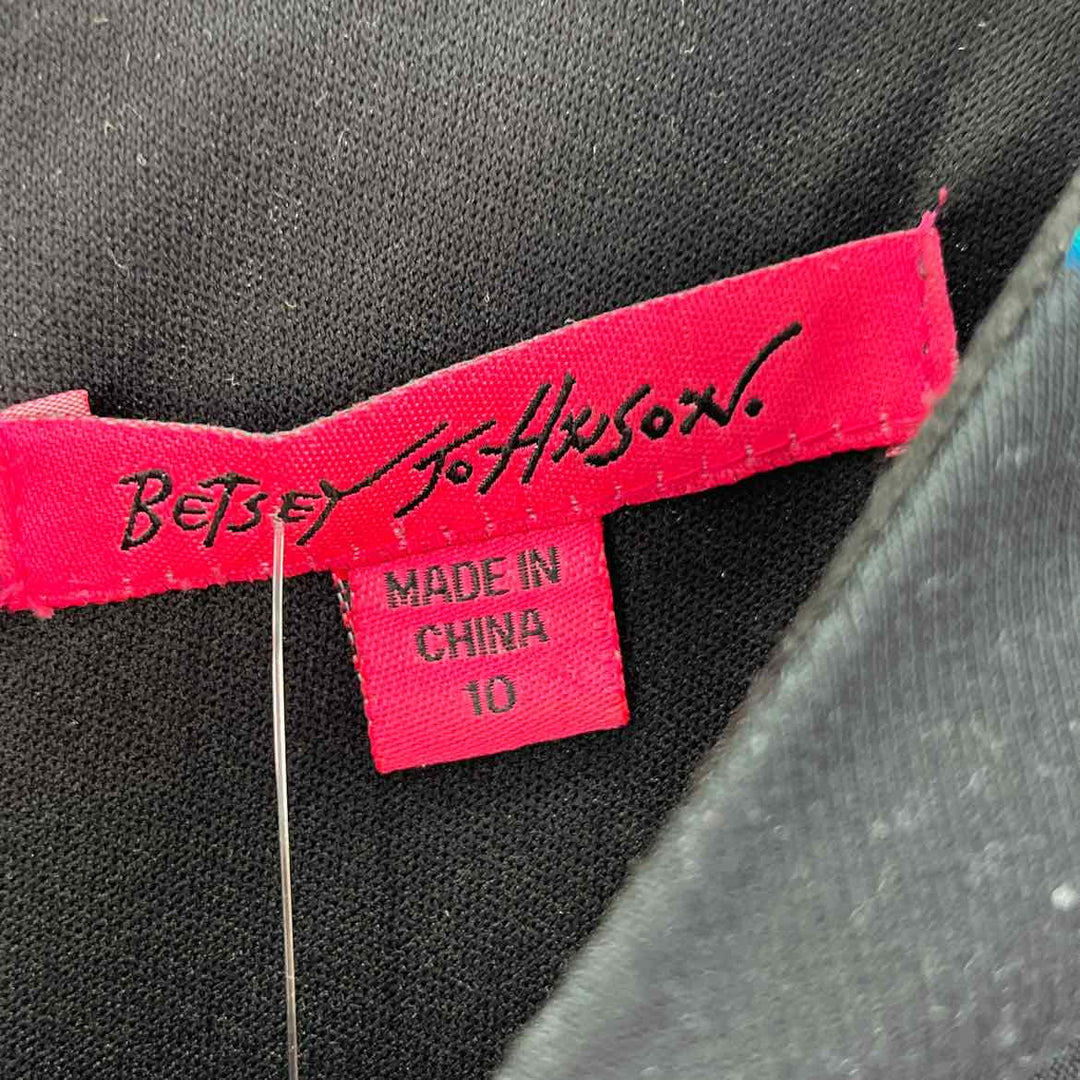 Size 10 BETSEY JOHNSON Black Dress