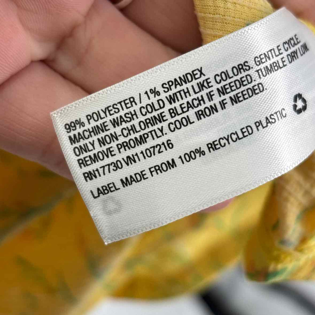 Size 3X AVA & VIV Yellow Shirt