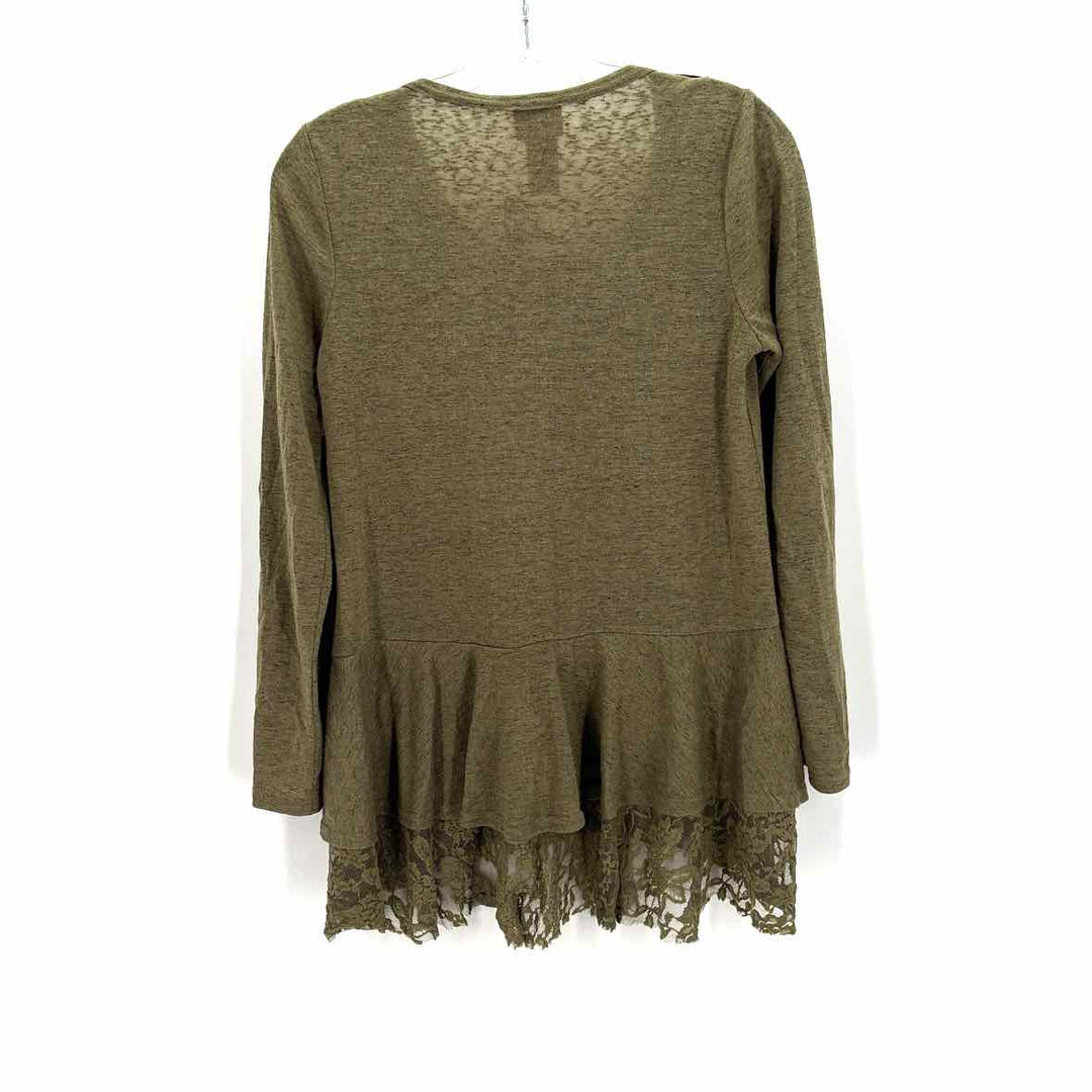 Size S Olive Lace Shirt