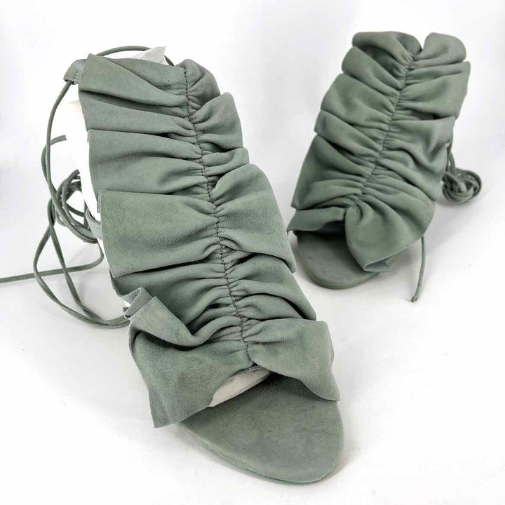 Shoe Size 41 ZARA Sage Leather Sandals