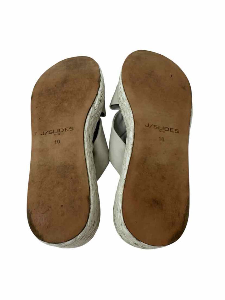 Shoe Size 10 j slides Gray Sandals