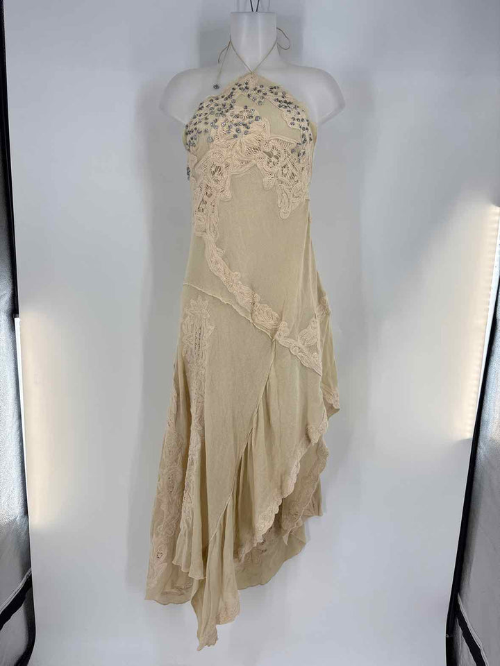 Size L FREE PEOPLE Ivory Dress