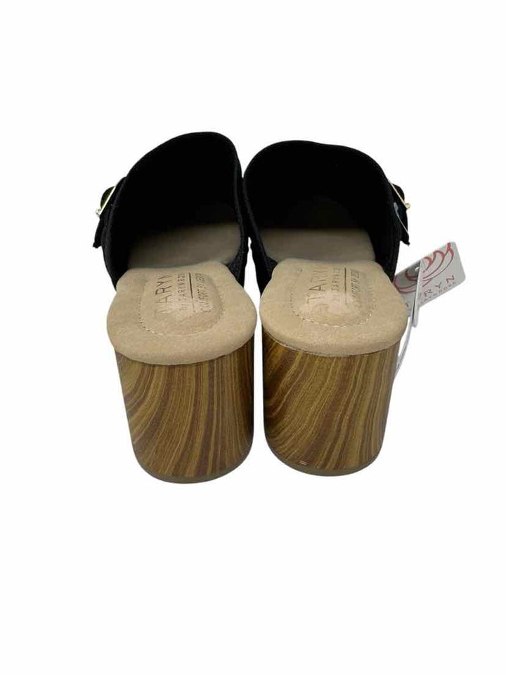 Shoe Size 9.5 TARYN ROSE Black Mules