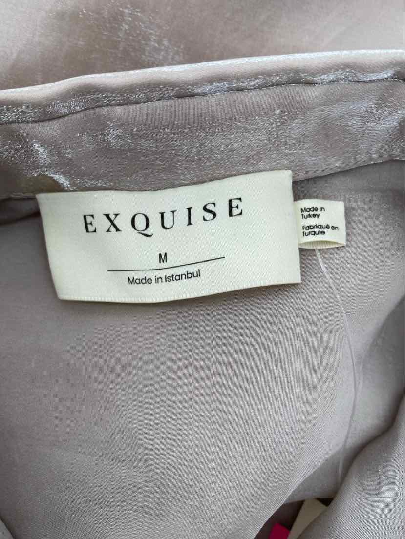 Size M Anthropologie Beige Dress