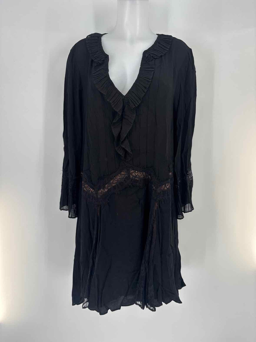 Size L Anthropologie Black Dress