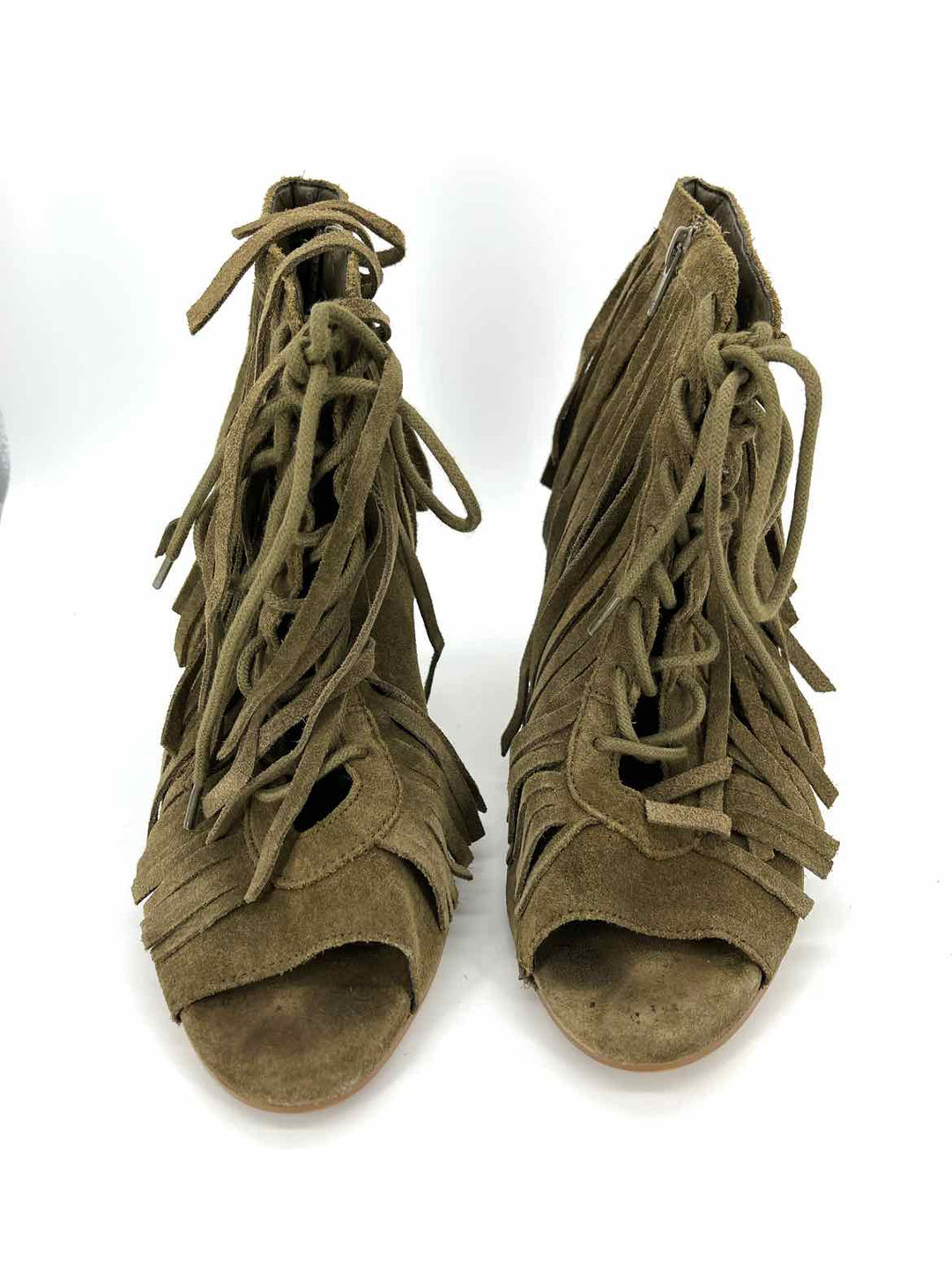 Shoe Size 9 Gianni Bini Olive Suede Boots