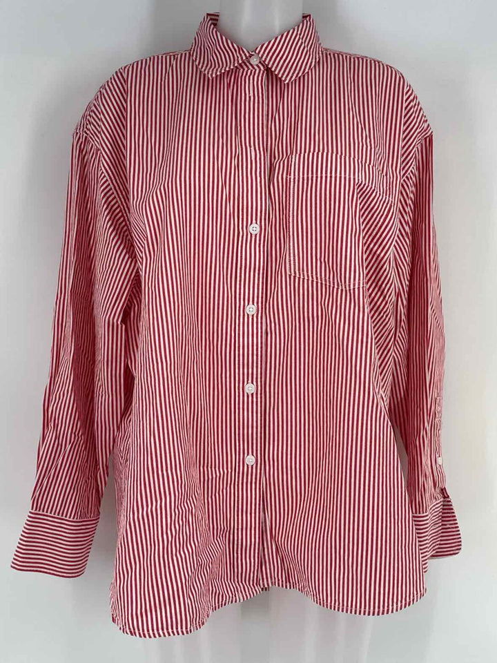 Size M J Crew Red Shirt