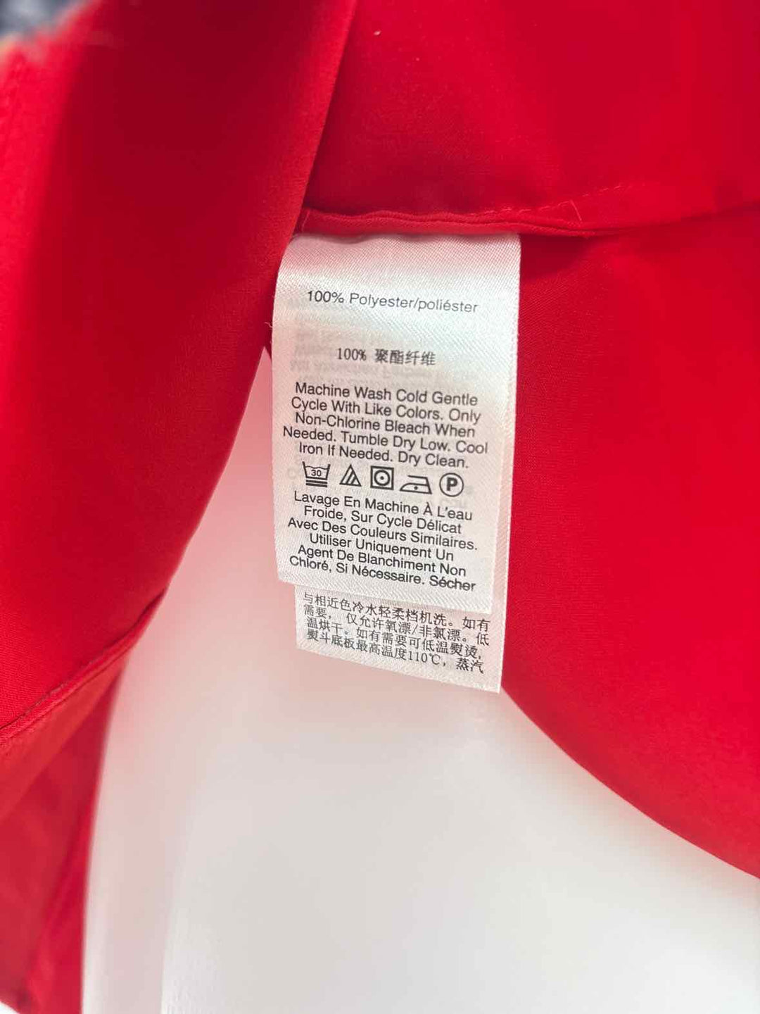 Size XL DKNY Red Shirt