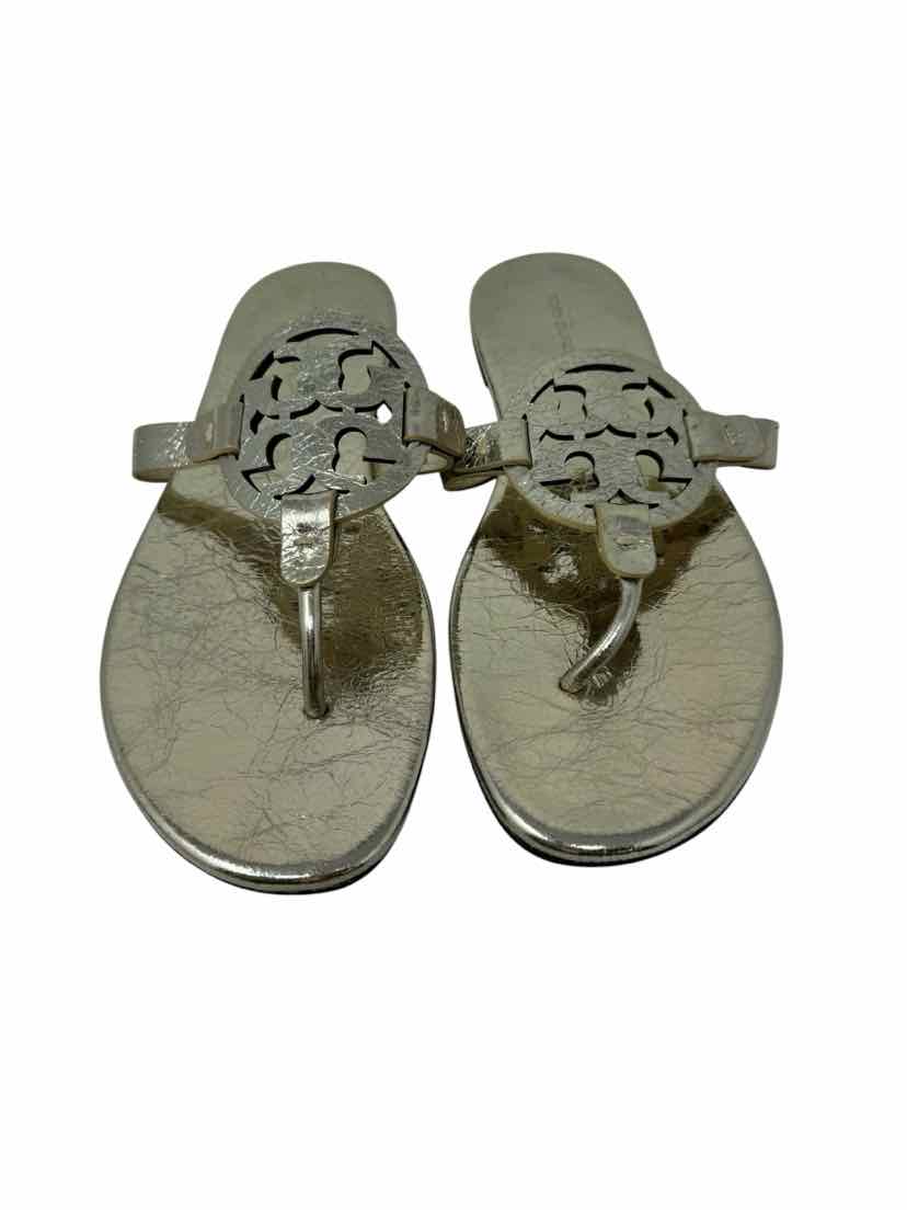 Shoe Size 9.5 Tory Burch Gold Leather Sandals