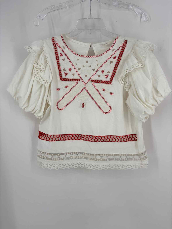 Size S Anthropologie Cream Shirt