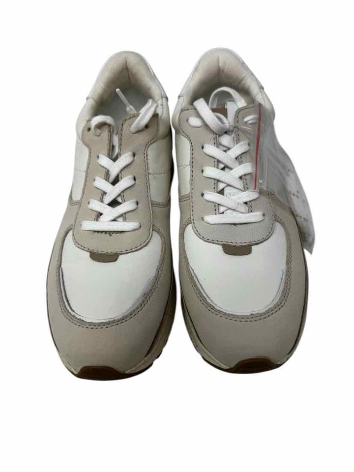 Shoe Size 8.5 MADEWELL Ivory Leather Sneakers