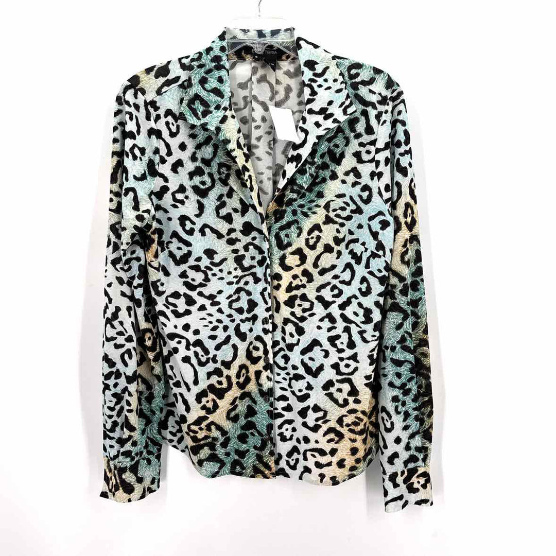 Size 6 ETCETERA Blue Shirt