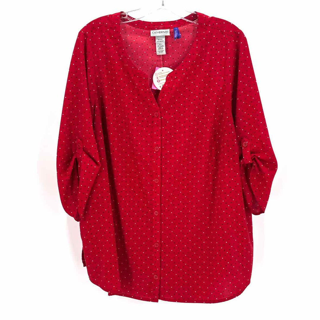 Size Petite CATHERINES Red Shirt
