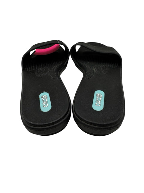 Shoe Size M Black Sandals