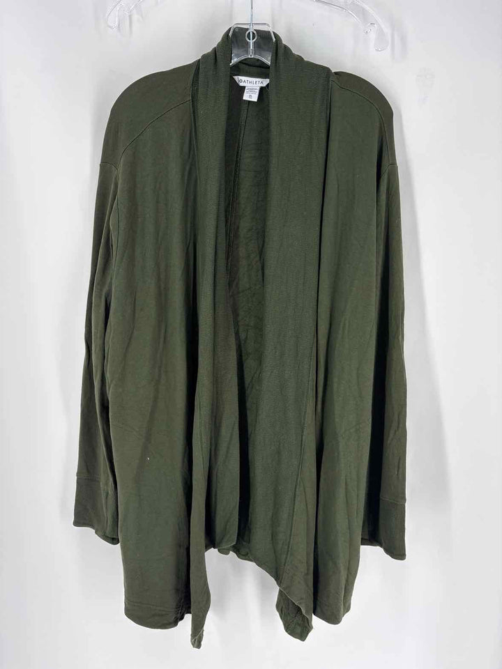 Size XL Athleta Olive Cardigan