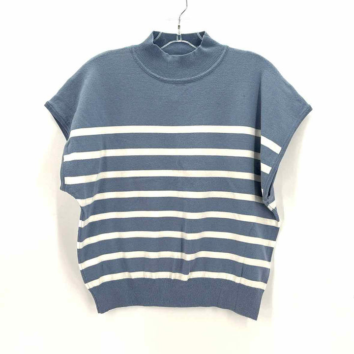 Size M EE:SOME Blue Knit Shirt