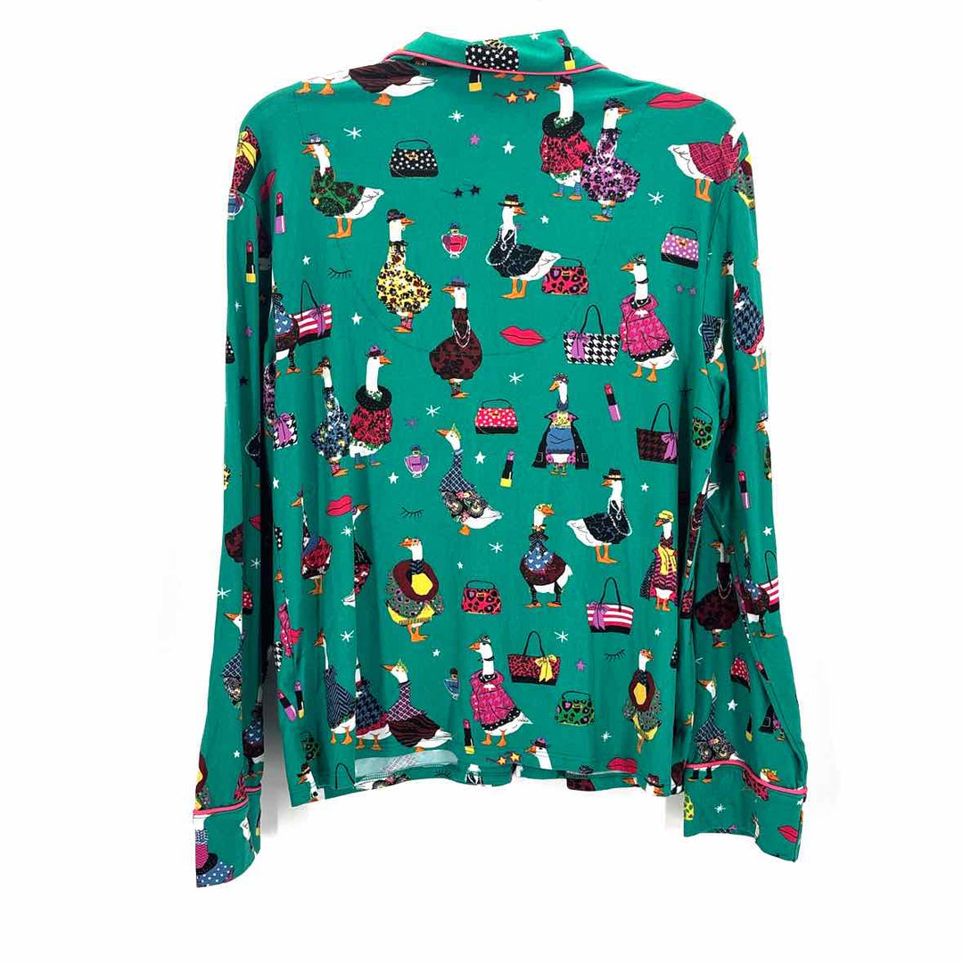 Size S Green Flannel Pajamas
