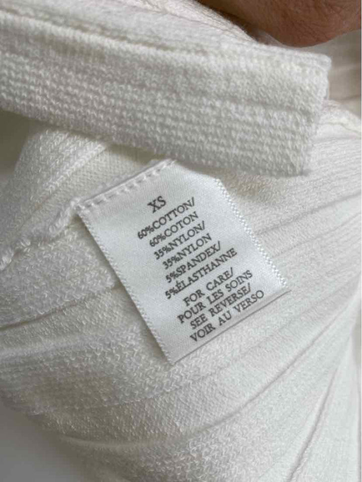 Size S RONNY KOBO White Knit Shirt