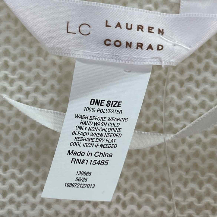 Size One Size LAUREN CONRAD Cream Sweater