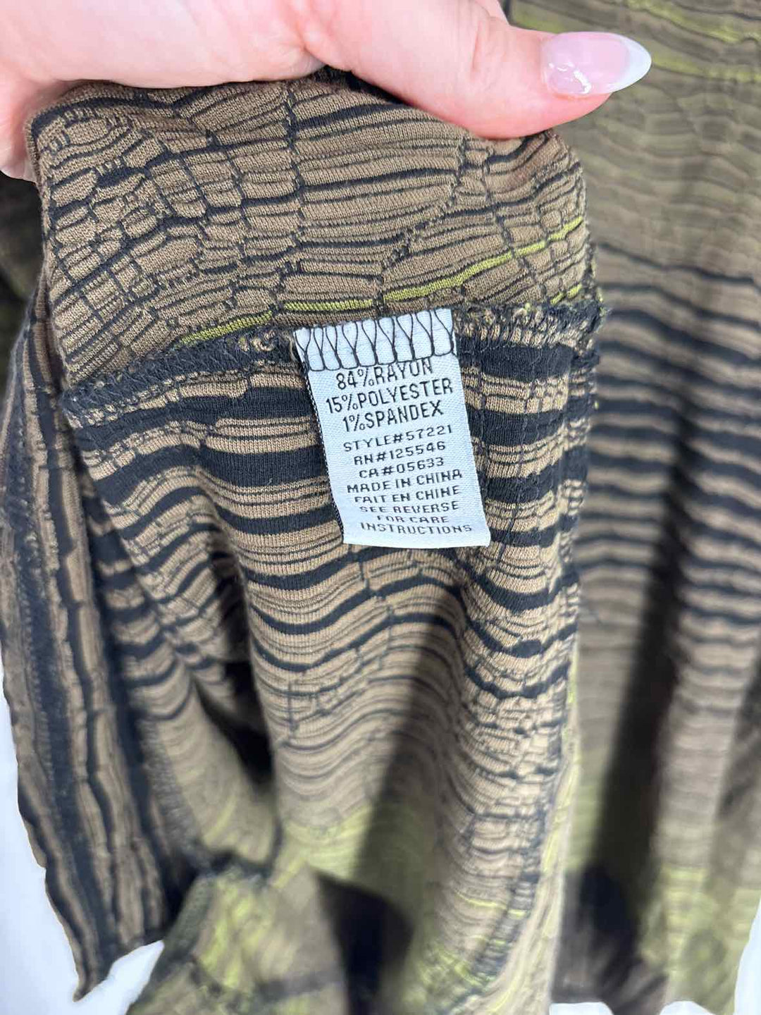 Size XL HABITUAL Olive Shirt