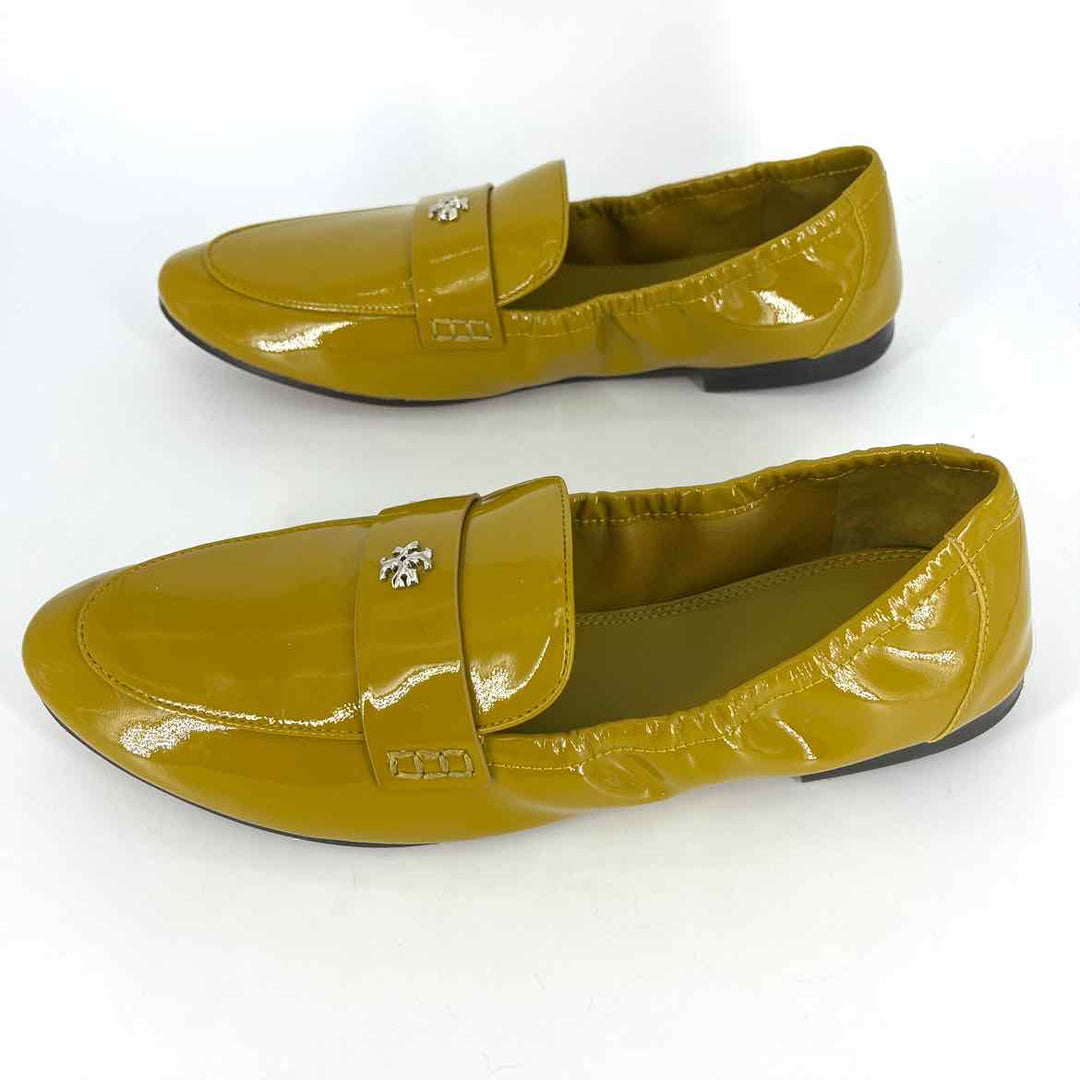 Shoe Size 10.5 Tory Burch Green PATENT Flats