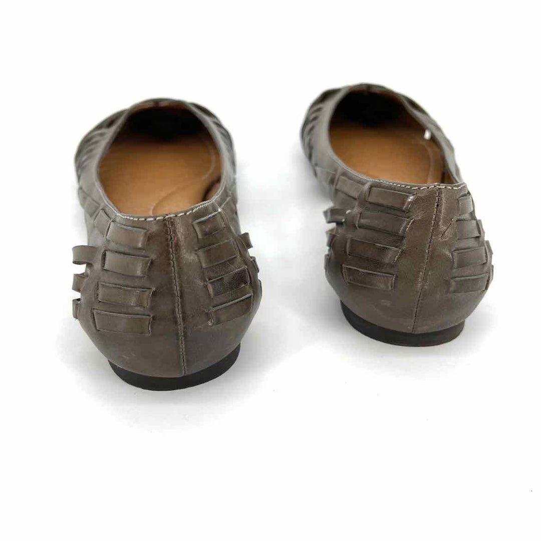 Shoe Size 9.5 Fossil Tan Leather Flats