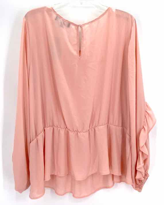 Size 24 ELOQUII Pink Shirt