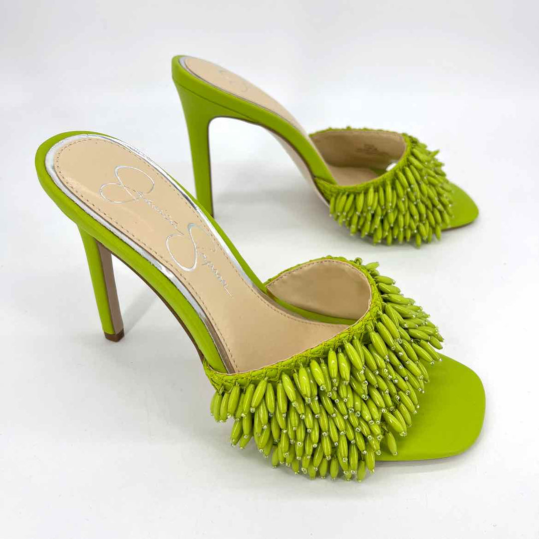 Shoe Size 7.5 Jessica Simpson Lime Green Sandals