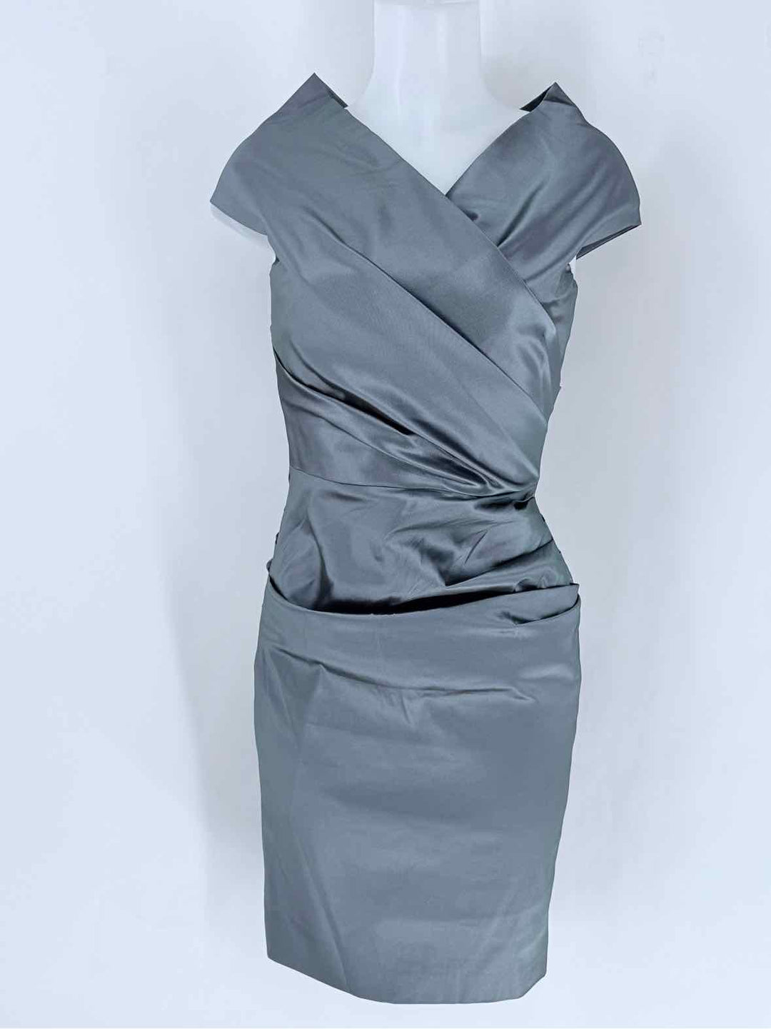 Size 6 TERI JON Blue Sateen PROM