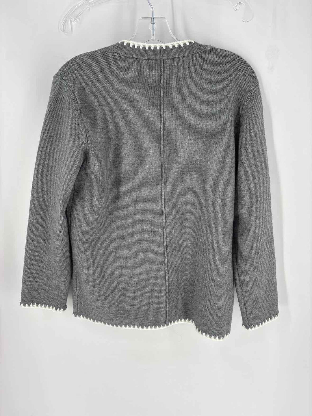 Size M Ann Taylor Gray Knit Cardigan