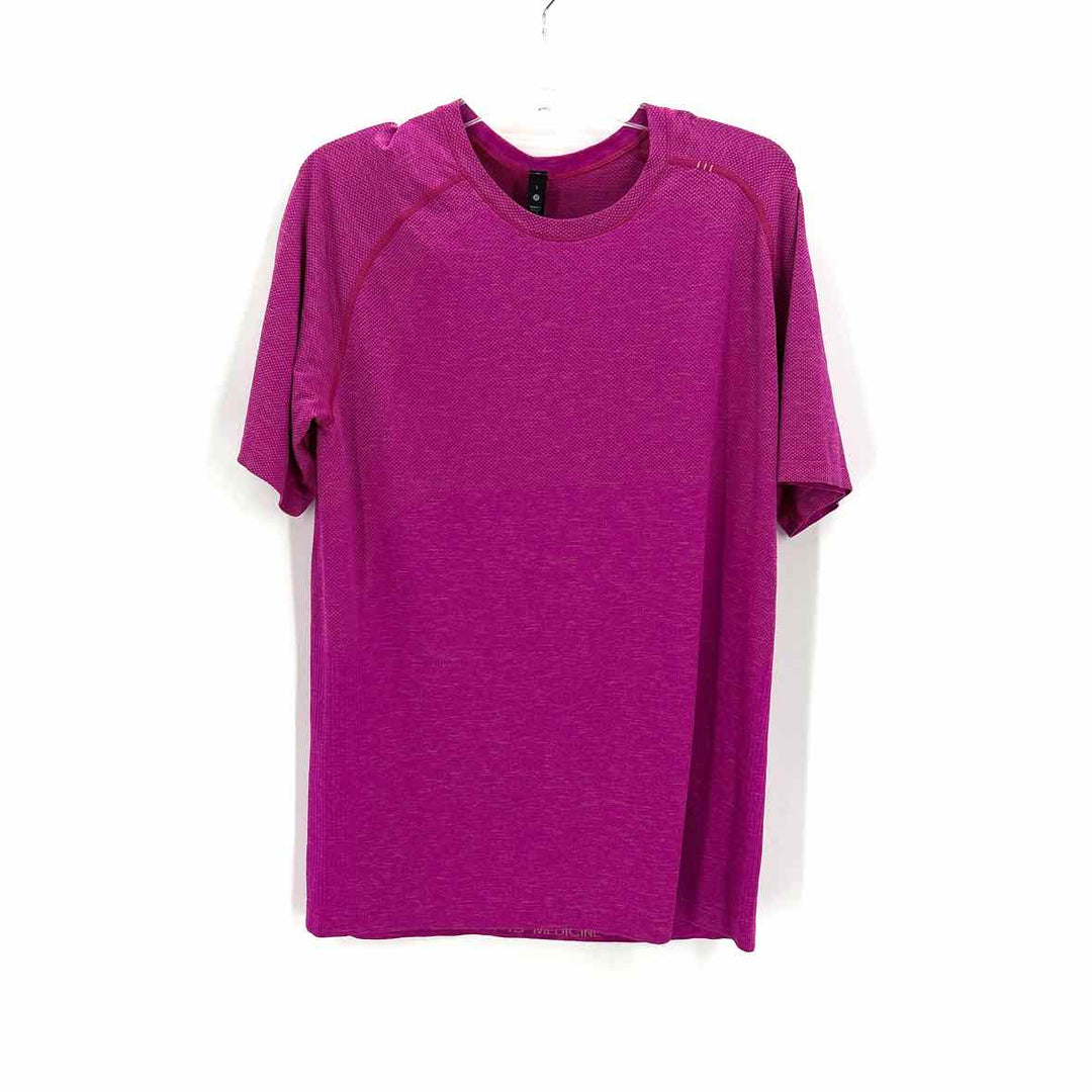 Size L Lululemon Fuschia Knit Shirt